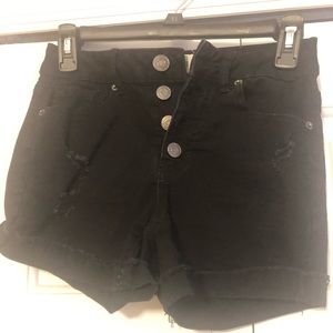 Mudd Junior button fly denim shorts
